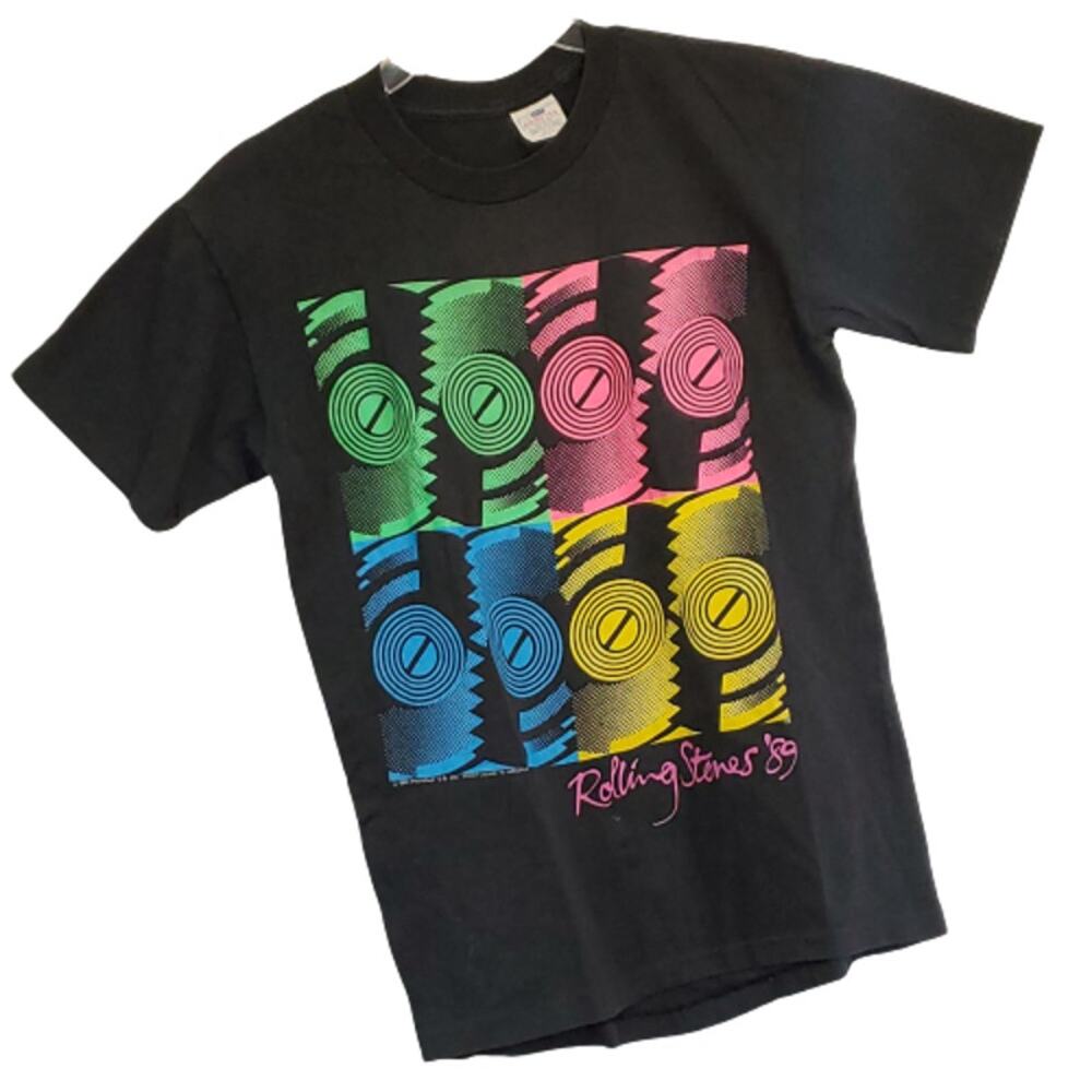 Authentic Vintage THE ROLLING STONES Concert TShirt 1989 North American Tour L